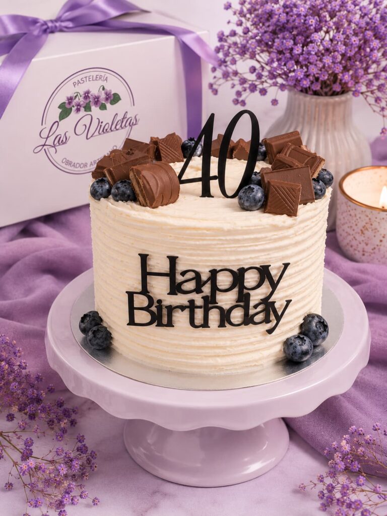 tarta 40 cumpleaños